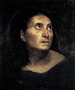 Eugene Delacroix A Mad Woman oil